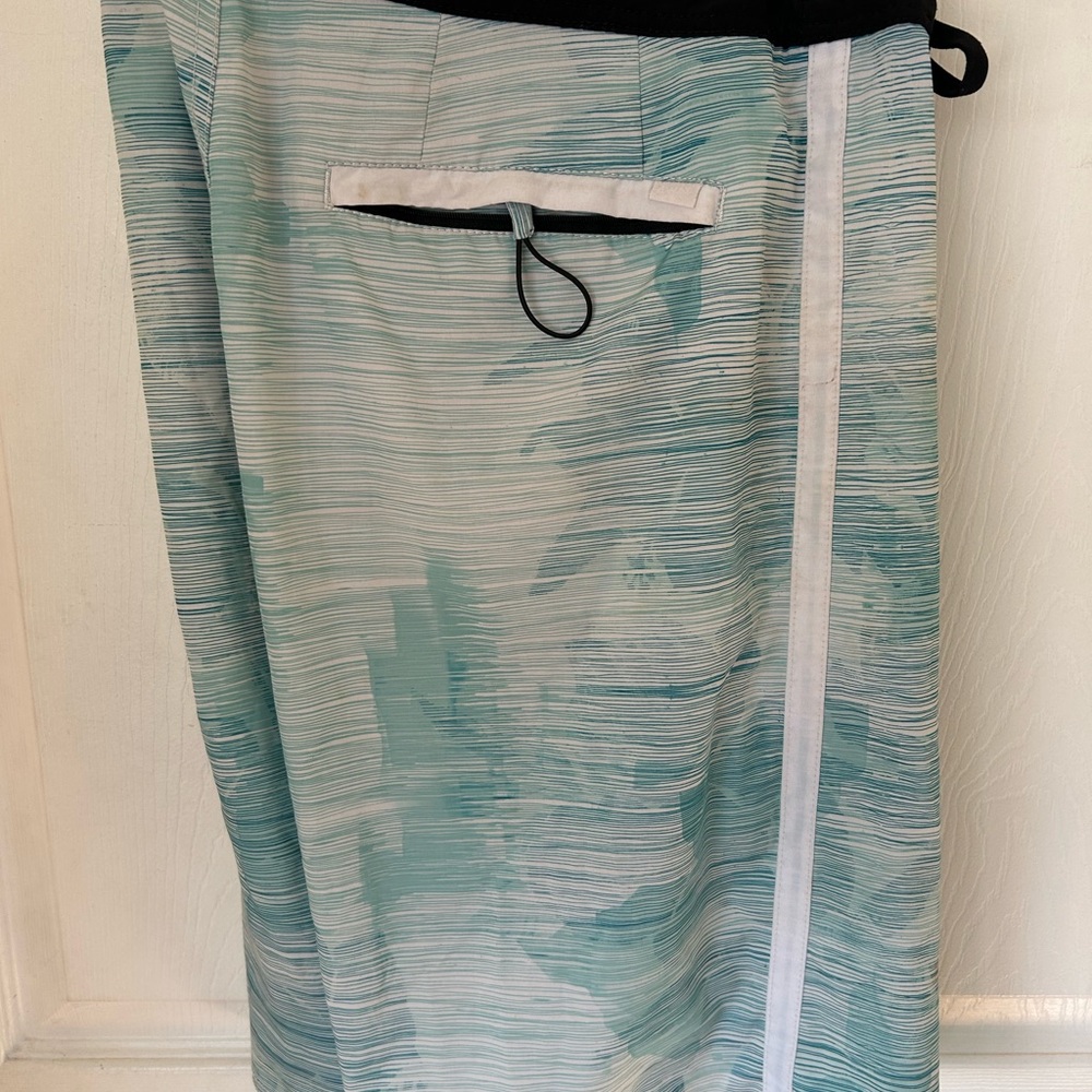 Palmwave Blue and White Boardshorts